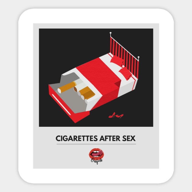 Cigarettes After Sex Sticker by Grafck